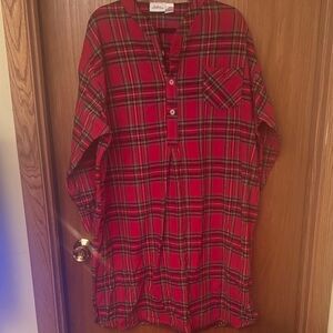 Classic Red Plaid Button-Down Shirt